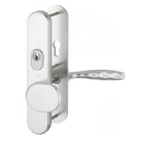Hoppe New York seniorenbeslag knop/kruk F1 PC72 LS met kerntrekbeveiliging (afgerond) - SKG***