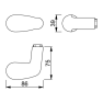 Hoppe vaste ei-knop (33) F1