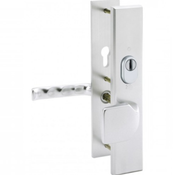 Hoppe London seniorenbeslag knop/kruk F1 PC72 RS met kerntrekbeveiliging (rechthoekig) - SKG***