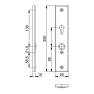 Hoppe senioren los binnenschild F1 PC72 (S1) (rechthoekig) - SKG***