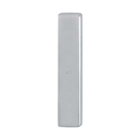 Hoppe geheel blind buitenschild RVS (rechthoekig) - SKG***