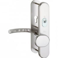 Hoppe Tokyo seniorenbeslag knop/kruk F1 PC72 RS met kerntrekbeveiliging (afgerond) - SKG***