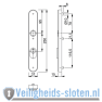 Hoppe buiten- en binnen smalschildF1 PC92 met kerntrekbeveiliging (afgerond) - SKG***