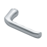 Hoppe London veiligheidsbeslag knop/kruk - Aluminium F1 - PC72 LS - met kerntrekbeveiliging (rechthoekig) - SKG***