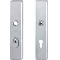 Hop&shy;pe bui&shy;ten + bin&shy;nen&shy;schild F1 PC55 met kern&shy;trek&shy;be&shy;vei&shy;li&shy;ging RVS - SKG***