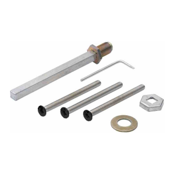 Hoppe wisselstiftgarnituur knop/kruk zwart - deurdikte 54 t/m 58 mm