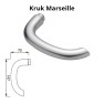 Hoppe blind buitenschild zonder krukgat F1 PC72 met kerntrekbeveiliging (rechthoekig) - SKG***