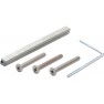 Hoppe Marseille veiligheidsbeslag draaibare knop/kruk F1 PC55 RS met kerntrekbeveiliging (afgerond) - SKG***