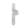 Hoppe smalschild knop/kruk met kerntrekbeveiliging RVS (afgerond) - SKG***