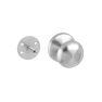 Hoppe Bonn rozetbeslag knop/kruk met kerntrekbeveiliging RVS (rond) DD76-78 mm - SKG***
