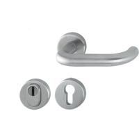 Hoppe Paris rozetbeslag met kerntrekbeveiliging RVS (rond) DD38-42 mm - SKG***