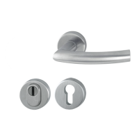 Hoppe Trondheim rozetbeslag met kerntrekbeveiliging RVS (rond) DD38-42 mm - SKG***