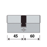 Iseo R7 cilinder met kerntrekbeveiliging (1x) - Afmeting (A/B) 45/60 - SKG*** Iseo R7 cilinder met kerntrekbeveiliging (1x) - Afmeting (A/B) 45/60 - SKG***