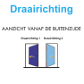 AXA Premium smalschildbeslag Wing-knop draaibaar/kruk (Arrow) PC 92 met kerntrekbeveiliging - SKG***