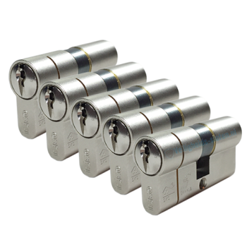 Iseo F6 Extra S cilinder met kerntrekbeveiliging (5x) - SKG***