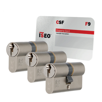 Iseo F9 cilinder met kerntrekbeveiliging (3x) - SKG***