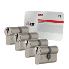 Iseo F9 cilinder met kerntrekbeveiliging (4x) - SKG*** Iseo F9 cilinder met kerntrekbeveiliging (4x) - SKG***