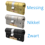 M&C Condor halve cilinder met kerntrekbeveiliging - messing - SKG***