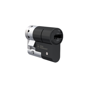 M&C Condor halve cilinder met kerntrekbeveiliging - zwart - SKG*** M&C Condor halve cilinder met kerntrekbeveiliging - zwart - SKG***
