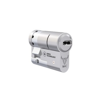 M&C Color+ halve cilinder met kerntrekbeveiliging - SKG***