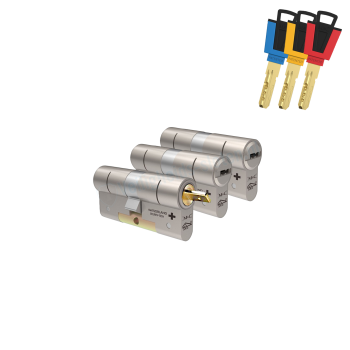 M&C Color+ cilinders voor Danalock met kerntrekbeveiliging (3x) - SKG***