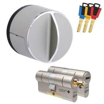Danalock V3 + M&C Color+ cilinder met kerntrekbeveiliging (2x) - SKG***