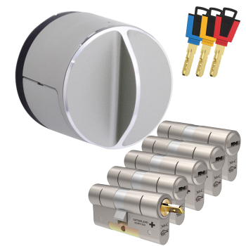 Danalock V3 + M&C Color+ cilinder met kerntrekbeveiliging (5x) - SKG***
