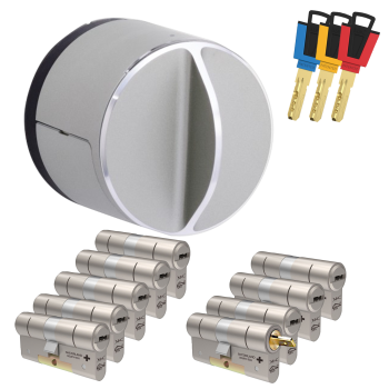 Danalock V3 + M&C Color+ cilinder met kerntrekbeveiliging (9x) - SKG*** Danalock V3 + M&C Color+ cilinder met kerntrekbeveiliging (9x) - SKG***