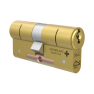 M&C Matrix cilinder met kerntrekbeveiliging - messing - SKG*** - nabestellen