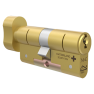 M&C Matrix knopcilinder met kerntrekbeveiliging - messing - SKG*** 