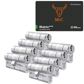 M&C Matrix cilinder met kerntrekbeveiliging (8x) - SKG***