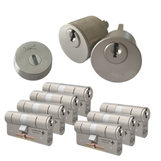 Om&shy;bouw&shy;set met RVS kern&shy;tre&shy;k&shy;ro&shy;zet + M&C Ma&shy;trix ci&shy;lin&shy;der (7x) - SKG***