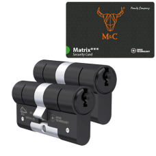 M&C Ma&shy;trix ci&shy;lin&shy;der met kern&shy;trek&shy;be&shy;vei&shy;li&shy;ging - test - SKG*** Zwart (2x)
