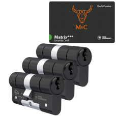 M&C Ma&shy;trix ci&shy;lin&shy;der met kern&shy;trek&shy;be&shy;vei&shy;li&shy;ging - test - SKG*** Zwart (3x)