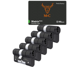 M&C Ma&shy;trix ci&shy;lin&shy;der met kern&shy;trek&shy;be&shy;vei&shy;li&shy;ging - test - SKG*** Zwart (5x)