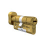 M&C Minos cilinder met kerntrekbeveiliging - messing - (4x) - SKG***