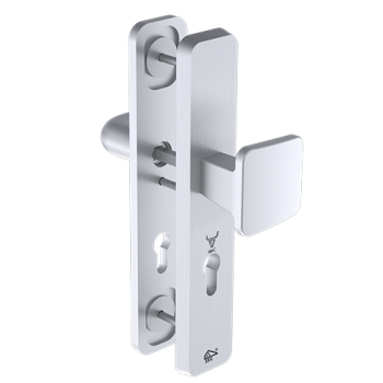 M&C Universeel veiligheidsbeslag knop/kruk PC55 RVS look - SKG***