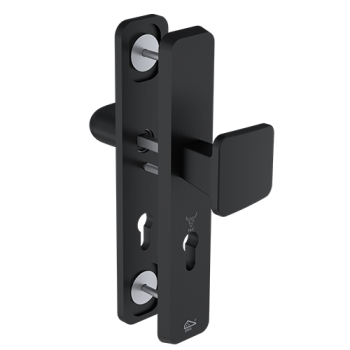 M&C Universeel veiligheidsbeslag knop/kruk PC55 zwart - SKG***