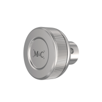 M&C Knop rond / nikkel	