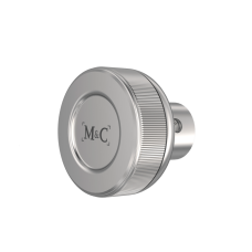 M&C Knop rond / nik&shy;kel	