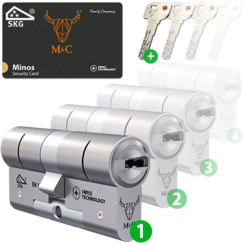 *M&C Minos cilinder met kerntrekbeveiliging - SKG***