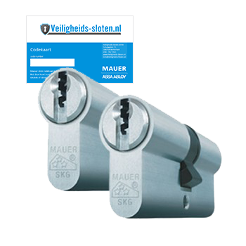 Mauer F3P cilinder met kerntrekbeveiliging (2x) - SKG***