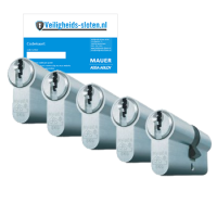 Mauer F3P cilinder met kerntrekbeveiliging (5x) - SKG***