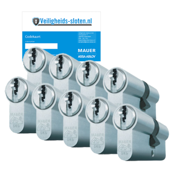 Mauer F3P cilinder met kerntrekbeveiliging (9x) - SKG***