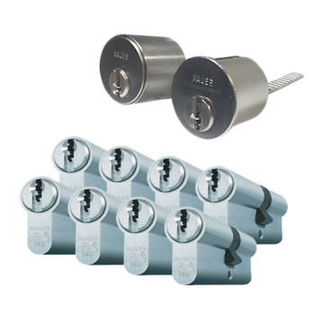 Ombouwset + 8 x cilinder Mauer F3
