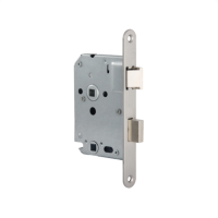 Mauer 1535 toilet- en badkamerslot - DR. 2+4 - doornmaat 50 PC 63 - voorplaat afgerond RVS