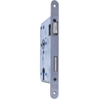 Mauer 9055 veiligheids insteekslot - DR.2+4 - doornmaat 55 PC 72 - voorplaat afgerond - SKG**