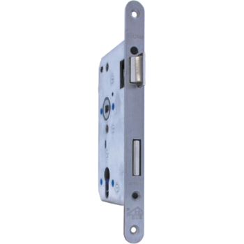 Mauer 9055 veiligheids insteekslot - DR.2+4 - doornmaat 55 PC 72 - voorplaat afgerond - SKG**