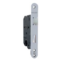 Mauer 9136 veiligheids insteekslot - DR. 2+4 - doornmaat 50 PC 55 - voorplaat afgerond - SKG** 