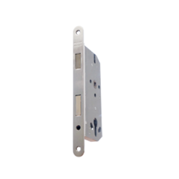 Mauer 8245 D+N cilinder magneetslot - doornmaat 60 voorplaat afgerond